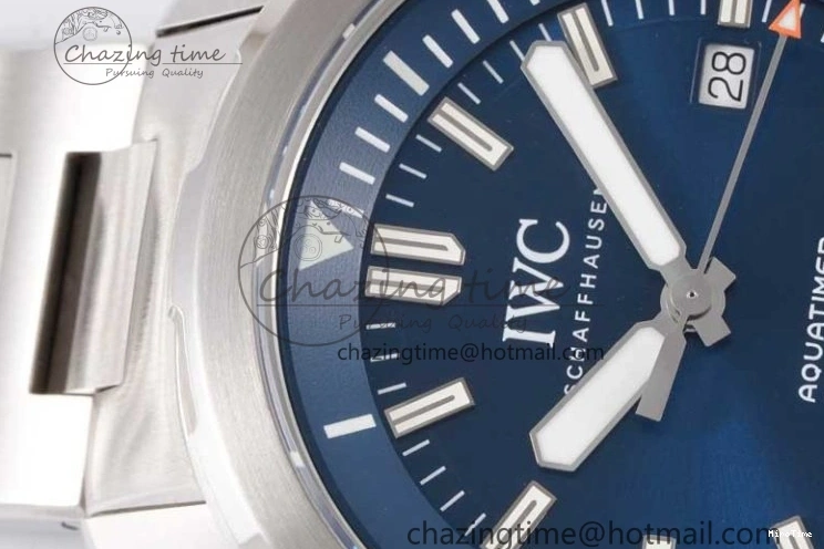 MIROTIME 0131 Versatile Aquatimer SS IW3290 V6SF 1:1 Best Edition Blue Dial on SS Bracelet A 7031